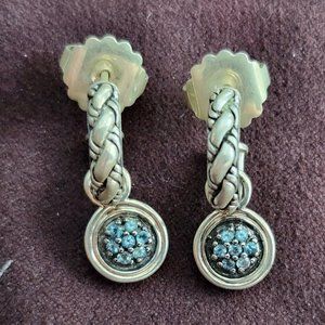 John Hardy S.S. Aquamarine Earrings